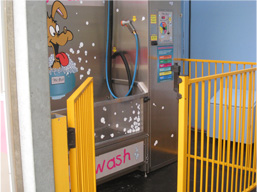Dog Wash Gate Open